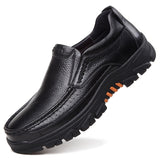 Marco - Moccassins souples et confortables en cuir véritable