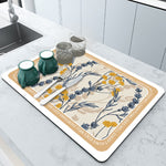 Tapis absorbant antidérapant séchage rapide