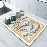 Tapis absorbant antidérapant séchage rapide