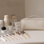 Trousse de voyage en cuir grande capacité