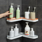 No-Drill Corner Shelf for Bathroom
