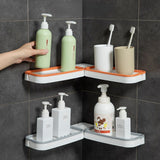 Étagère d'Angle sans Perforation pour Salle de Bain