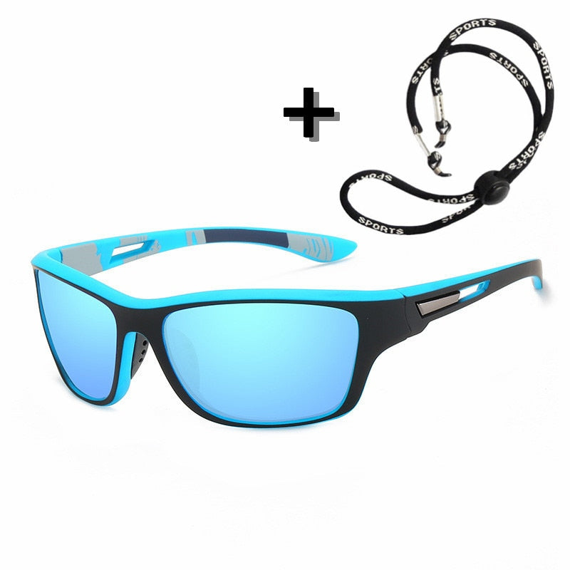 Lunettes de soleil de sport avec verres polarisants anti-reflets