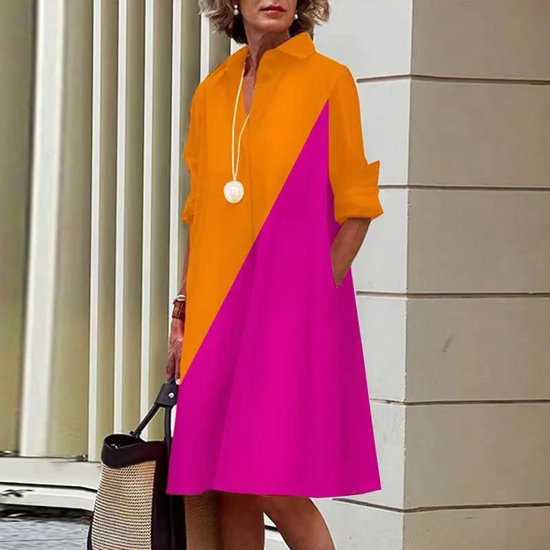Midi shirt dress with pockets - 2023 Collection