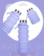 Bouteille d'eau Pliable en Silicone 500ml