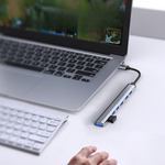 Hub Multi USB - 7 en 1 USB/USB C