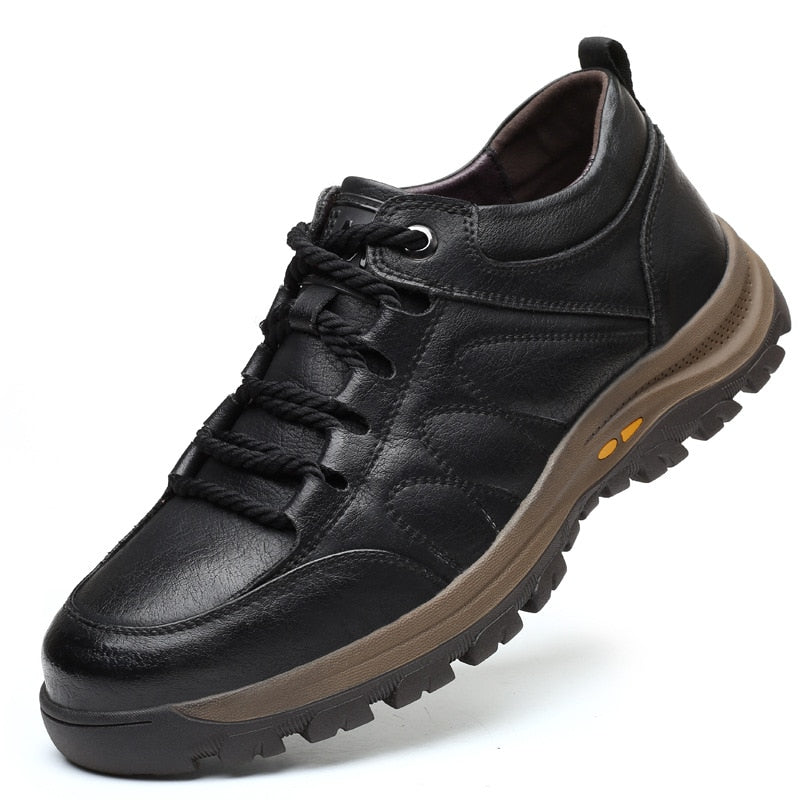 Chaussures d'automne en cuir résistant