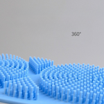 Brosse de douche exfoliante en silicone