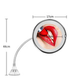 Miroir grossissant LED - Bras articulé ventouse