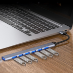 Hub Multi USB - 7 en 1 USB/USB C
