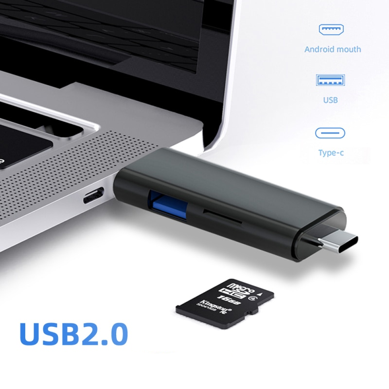 2 x Lecteur multi cartes USB 5 en 1