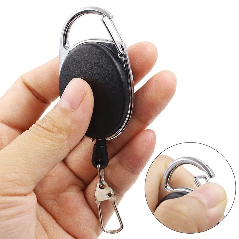 4 x Porte-clés rétractable anti-perte anti-vol
