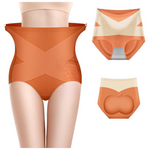 Lot de 2 culottes gainantes sans coutures en soie glacée