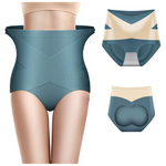 Lot de 2 culottes gainantes sans coutures en soie glacée