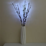 20x Branches de saule artificielles à LED