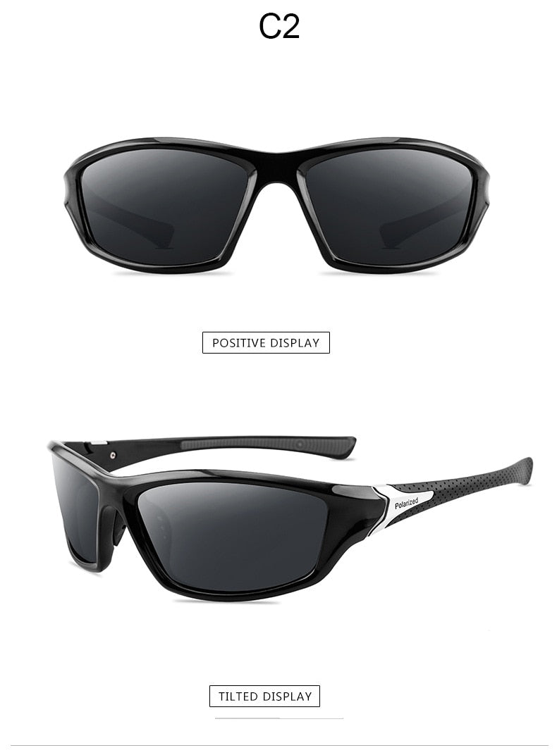 Lunettes de soleil de sport avec verres polarisants anti-reflets