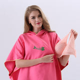 Poncho-serviette-en-microfibre-séchage-rapide