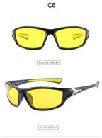 Lunettes de soleil de sport avec verres polarisants anti-reflets