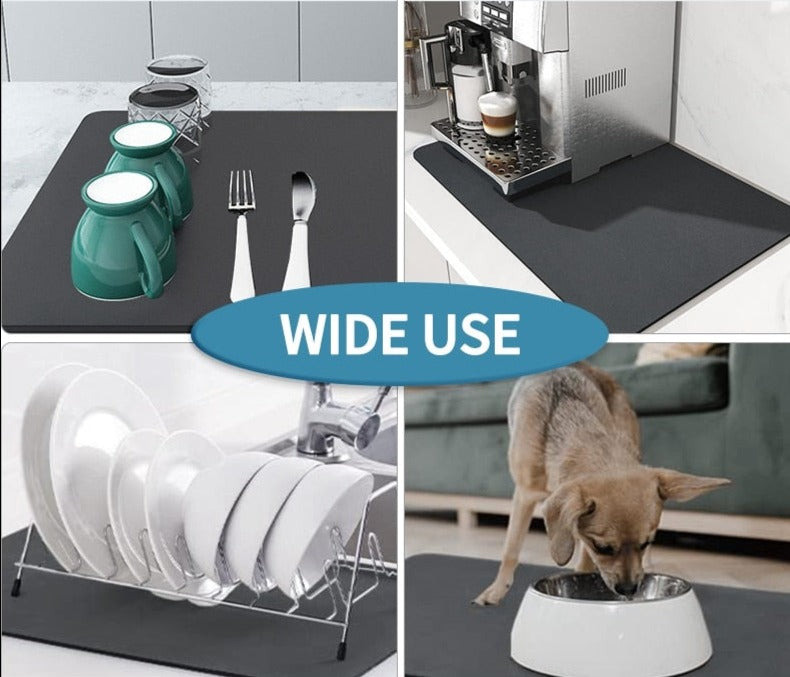Tapis absorbant antidérapant séchage rapide