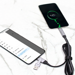 Cable USB 4 en 1 en métal - Charge rapide