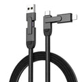 Cable USB 4 en 1 en métal - Charge rapide