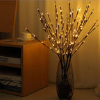 20x Branches de saule artificielles à LED