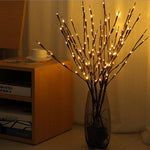 20x Branches de saule artificielles à LED