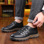 Chaussures d'automne en cuir résistant