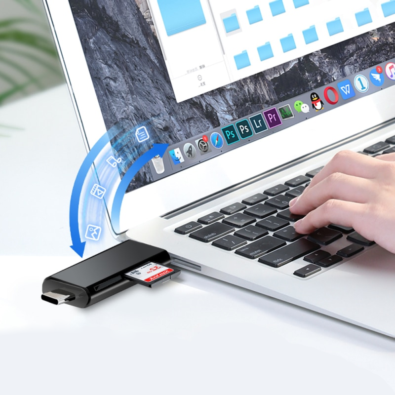 2 x Lecteur multi cartes USB 5 en 1