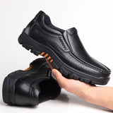 Marco - Moccassins souples et confortables en cuir véritable