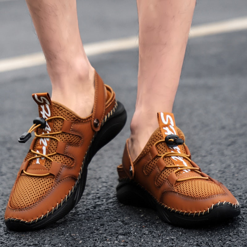 Sandales- -d-été-en-cuir-véritable-homme