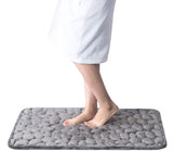 Tapis de bain à mémoire de forme gris