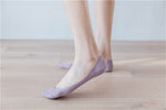 3 x Chaussettes anti-dérapantes en soie glacée