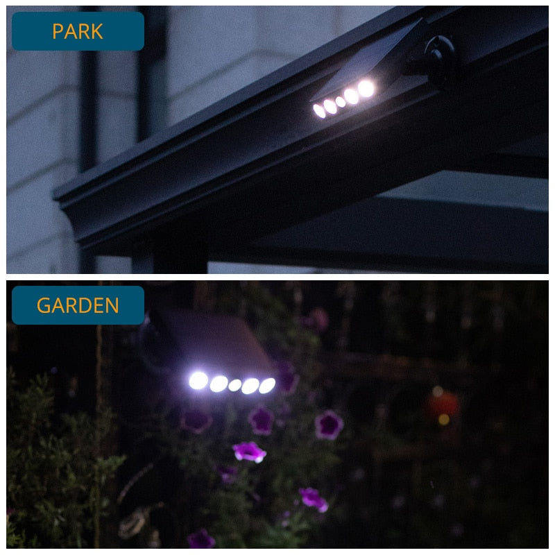 Applique murale LED solaire puissante