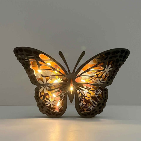Lampe décorative en bois
