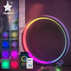 Bluetooth-controlled circular LED lamp