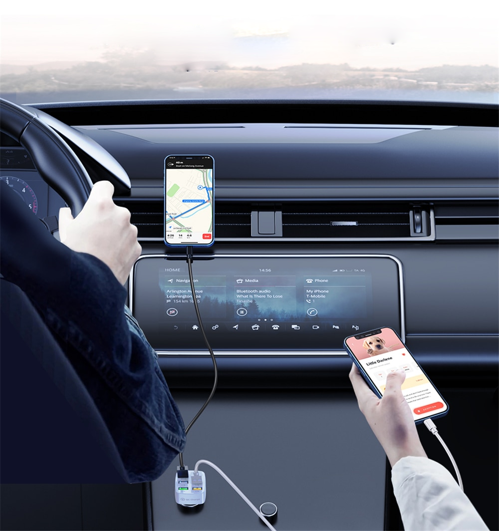 Chargeur pour voiture 6 ports