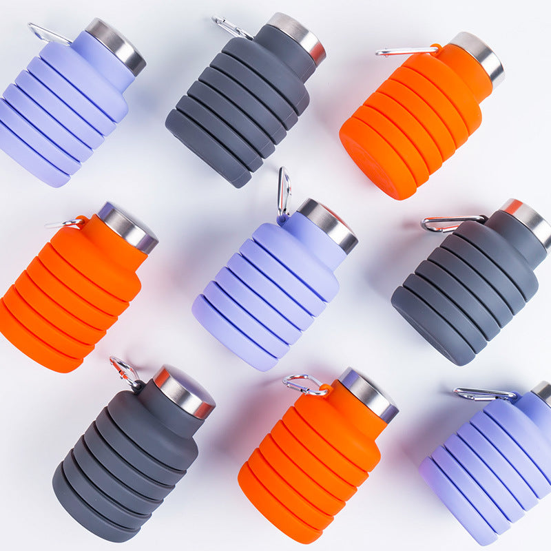 Bouteille d'eau Pliable en Silicone 500ml