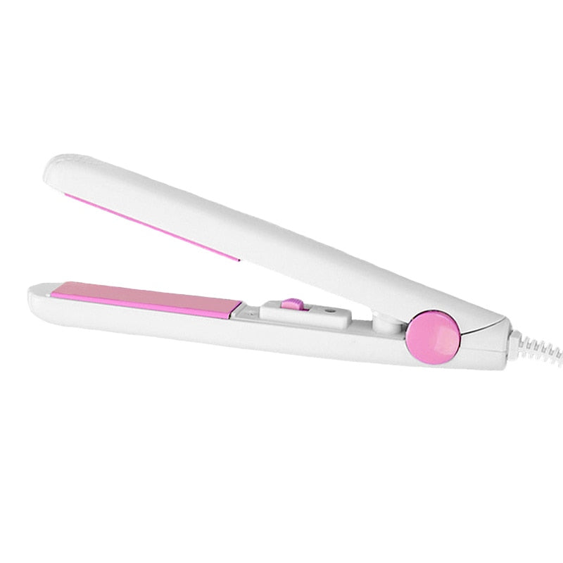 Ceramic mini hair straightener