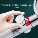 Pommeau de douche à pression réglable