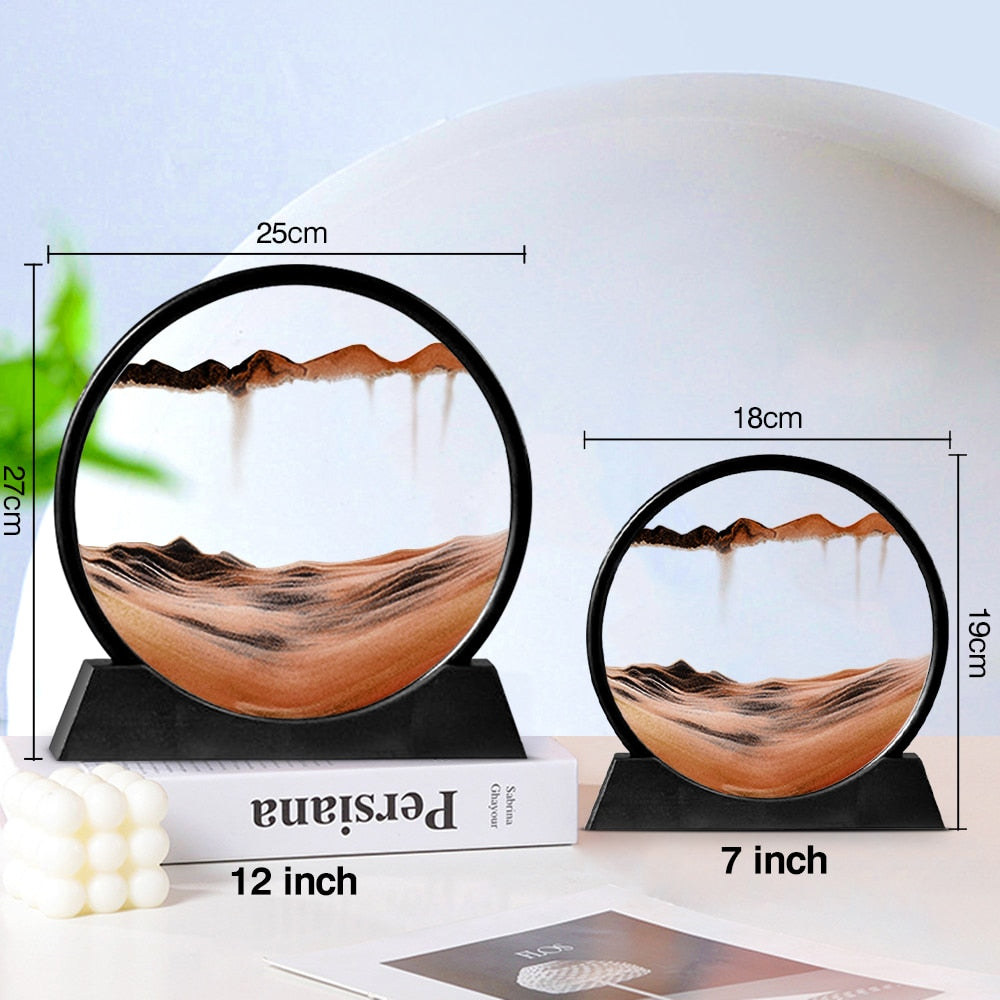 Lampe 3D sablier