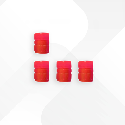 4x Bouchon de valve fluorescent pour pneus