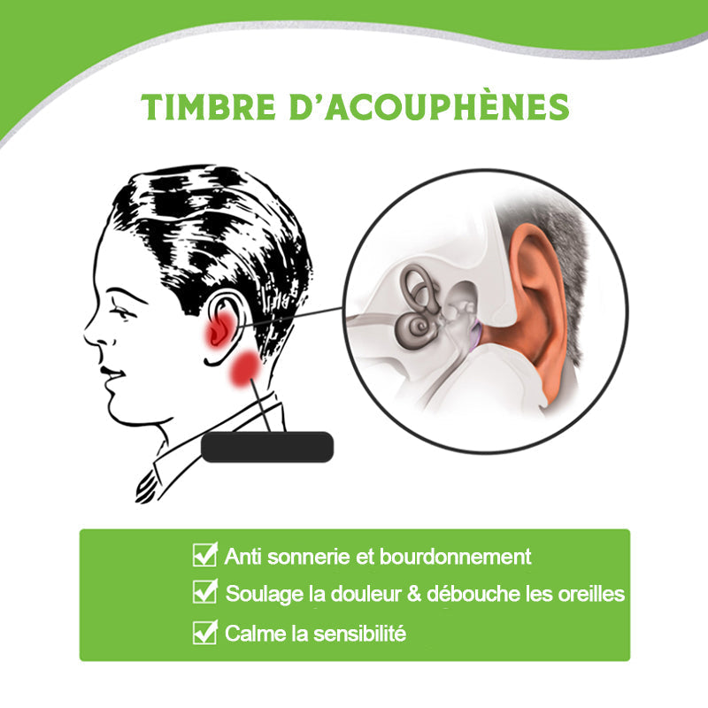 24x Patch anti-acouphènes à base de plantes