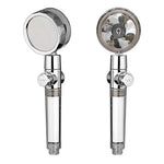 Pommeau de douche à pression réglable argent