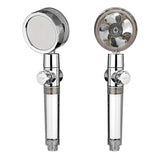 Pommeau de douche à pression réglable argent