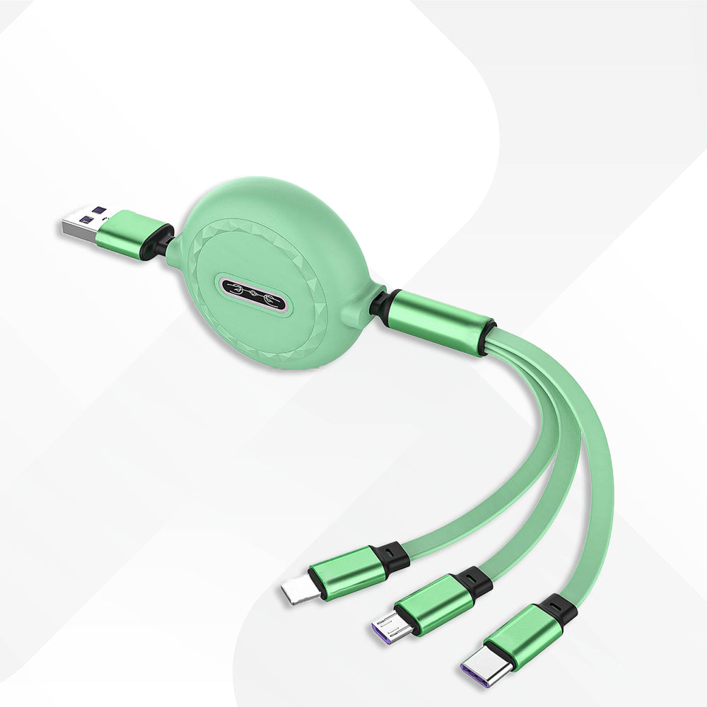 Câble-3 en-1-rétractable