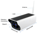 Caméra de surveillance solaire - SOLAR M2