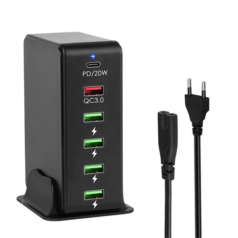HUB Multi USB Charge rapide - USILION 65W (USB + USB-C)