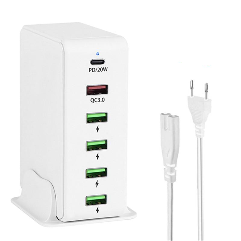 HUB Multi USB Charge rapide - USILION 65W (USB + USB-C)