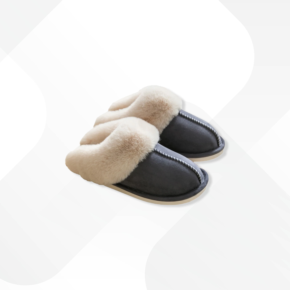 Chaussons intérieur fourrure